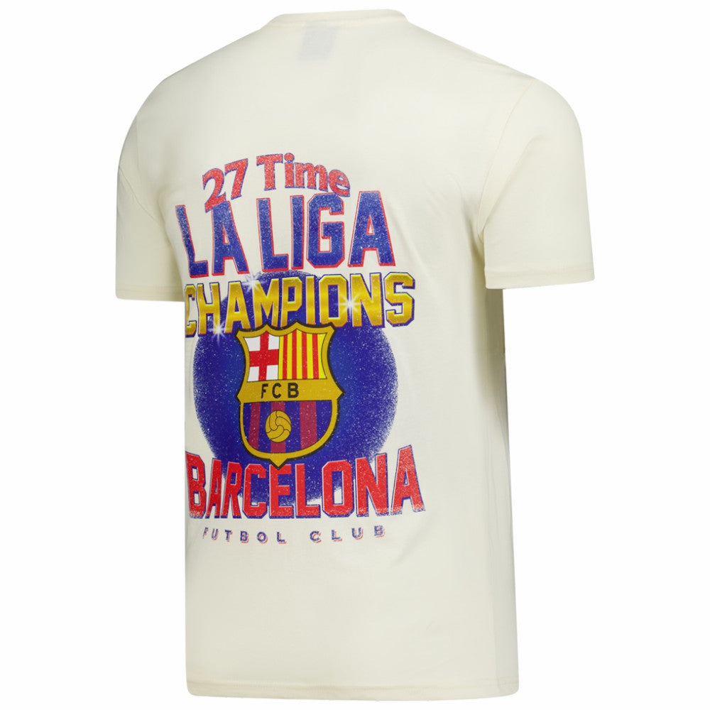 Barcelona Peace Collective Unisex Champion T-Shirt Cream