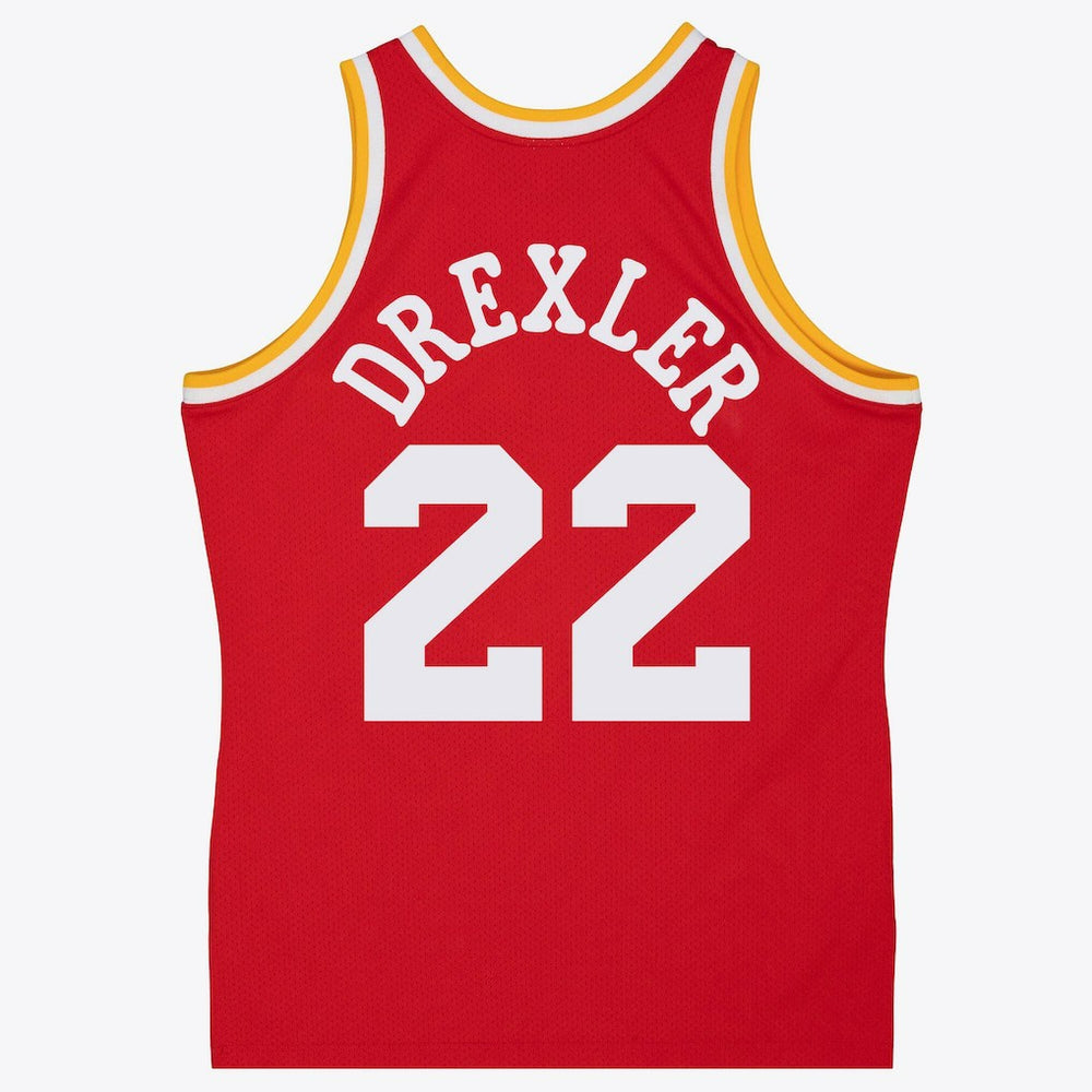 Clyde Drexler Houston Rockets 1994/95 Swingman Jersey Red | Mitchell & Ness for sale