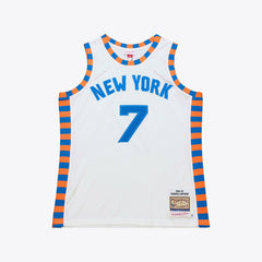 Carmelo Anthony New York Knicks 2015-16 Hardwood Classics Authentic Jersey White | Mitchell & Ness US