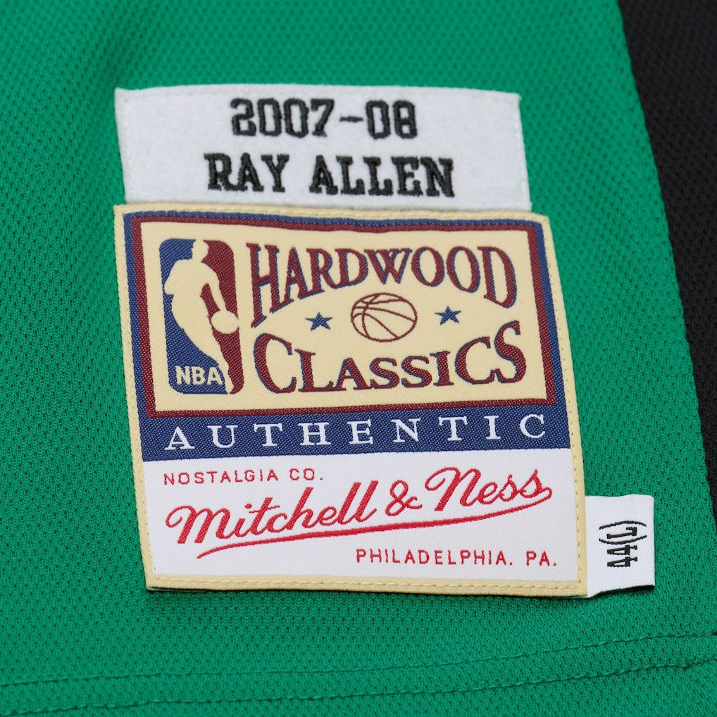 Ray Allen Boston Celtics 2007-08 Hardwood Classics Authentic Jersey Kelly Green | Mitchell & Ness