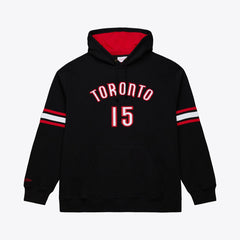 Vince Carter Toronto Raptors Name & Number Hoodie Black | Mitchell & Ness Lifestyle