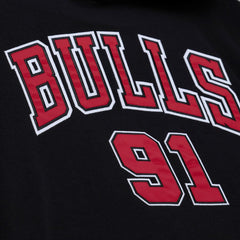 Dennis Rodman Chicago Bulls Name & Number Hoodie for sale Black | Mitchell & Ness outlet