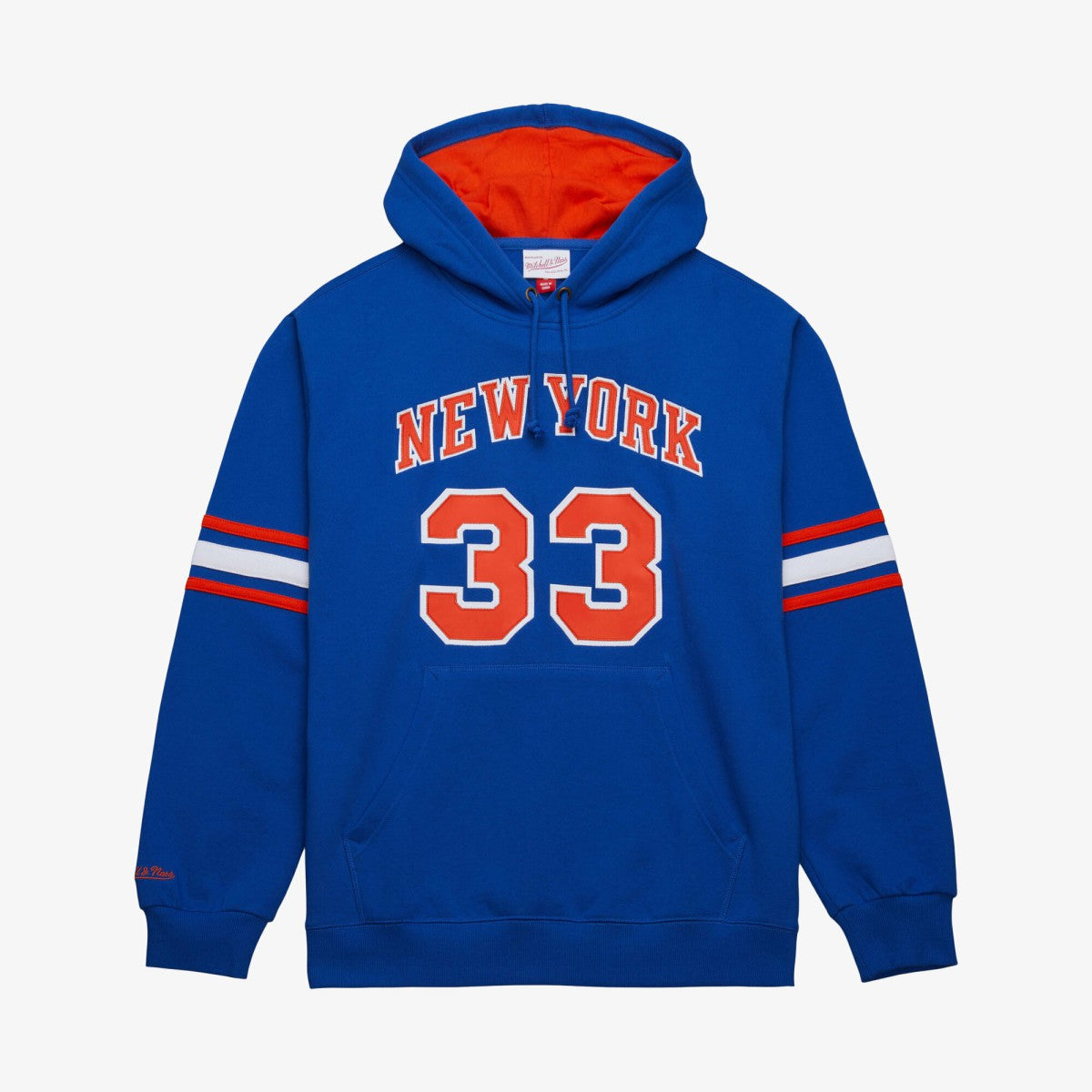 Patrick Ewing New York Knicks Name & Number Hoodie Blue | Mitchell & Ness outlet