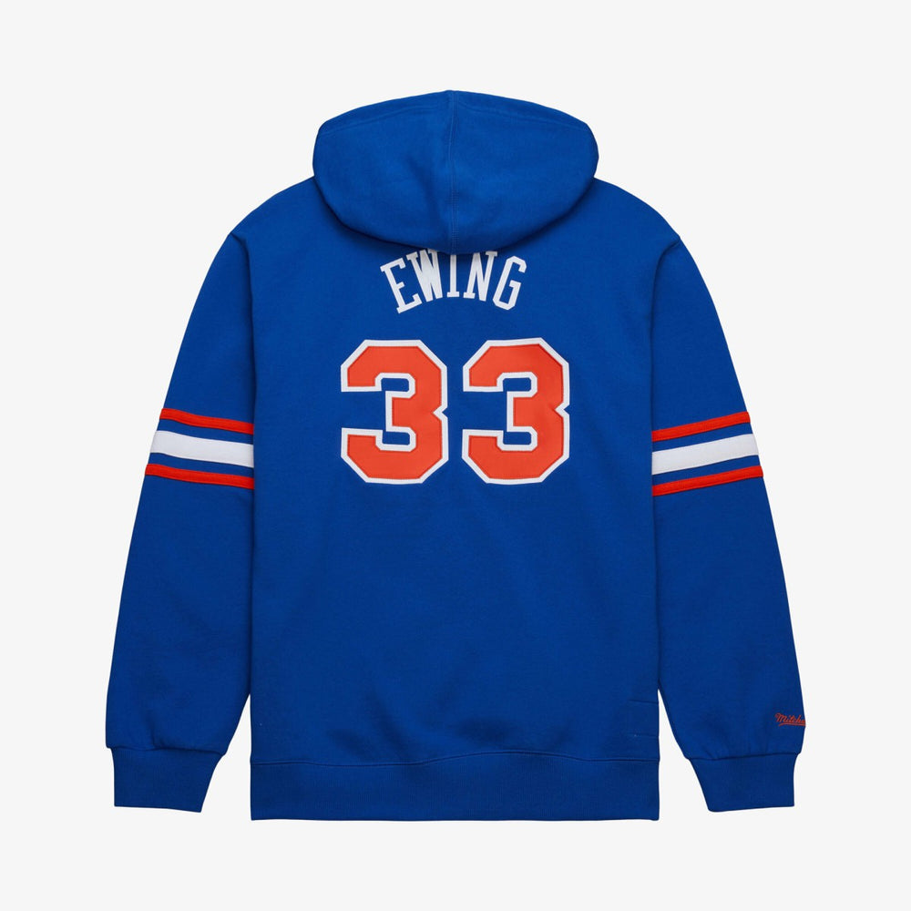 Patrick Ewing New York Knicks Name & Number Hoodie Blue | Mitchell & Ness outlet