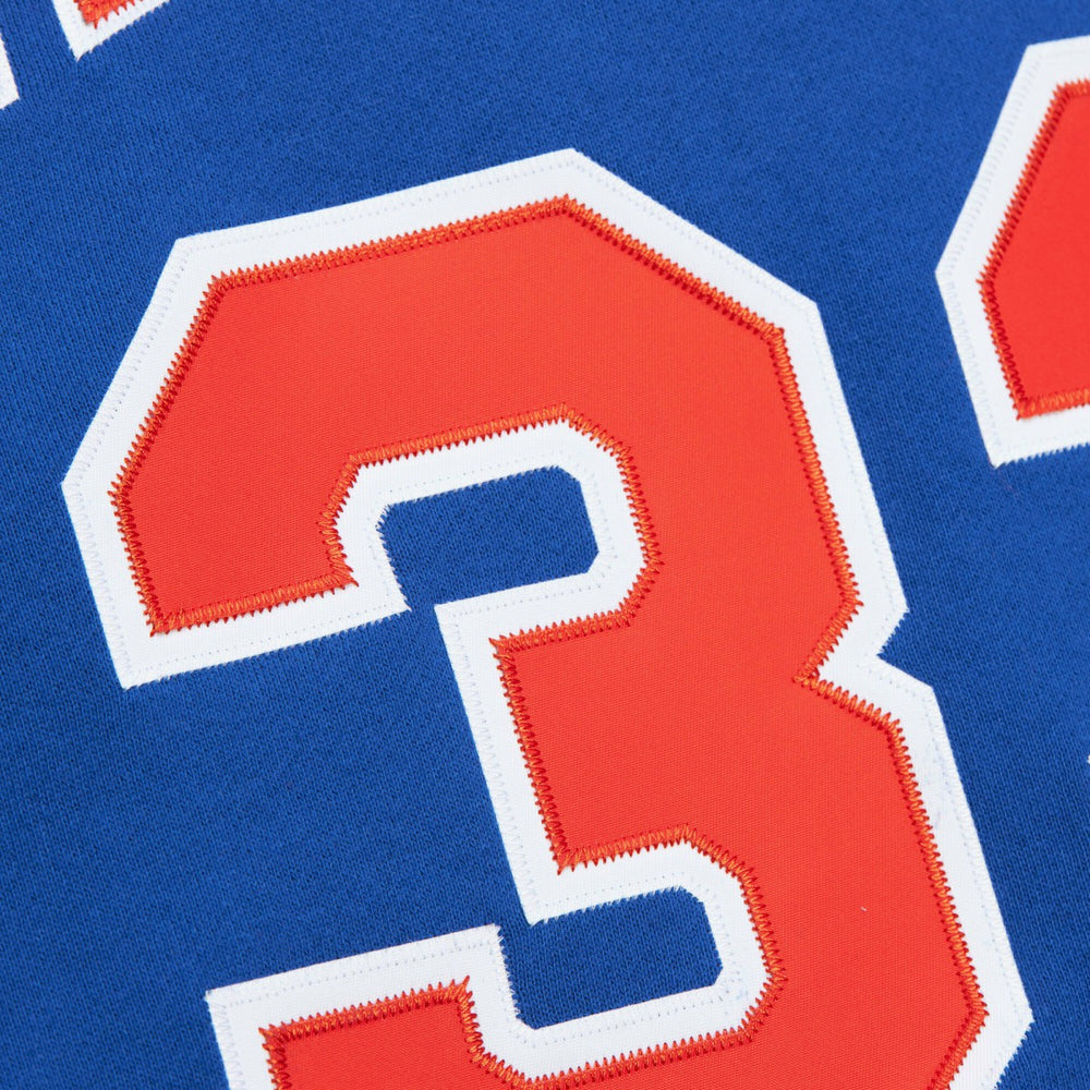 Patrick Ewing New York Knicks Name & Number Hoodie Blue | Mitchell & Ness outlet