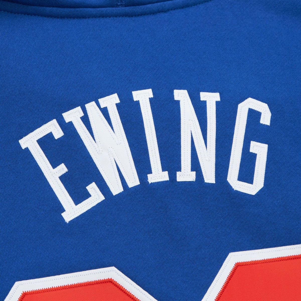 Patrick Ewing New York Knicks Name & Number Hoodie Blue | Mitchell & Ness outlet
