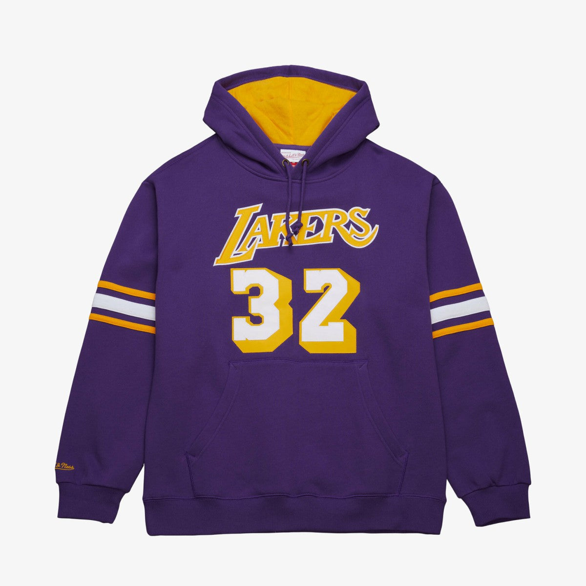 Magic Johnson Los Angeles Lakers Name & Number Hoodie Purple | Mitchell & Ness Lifestyle