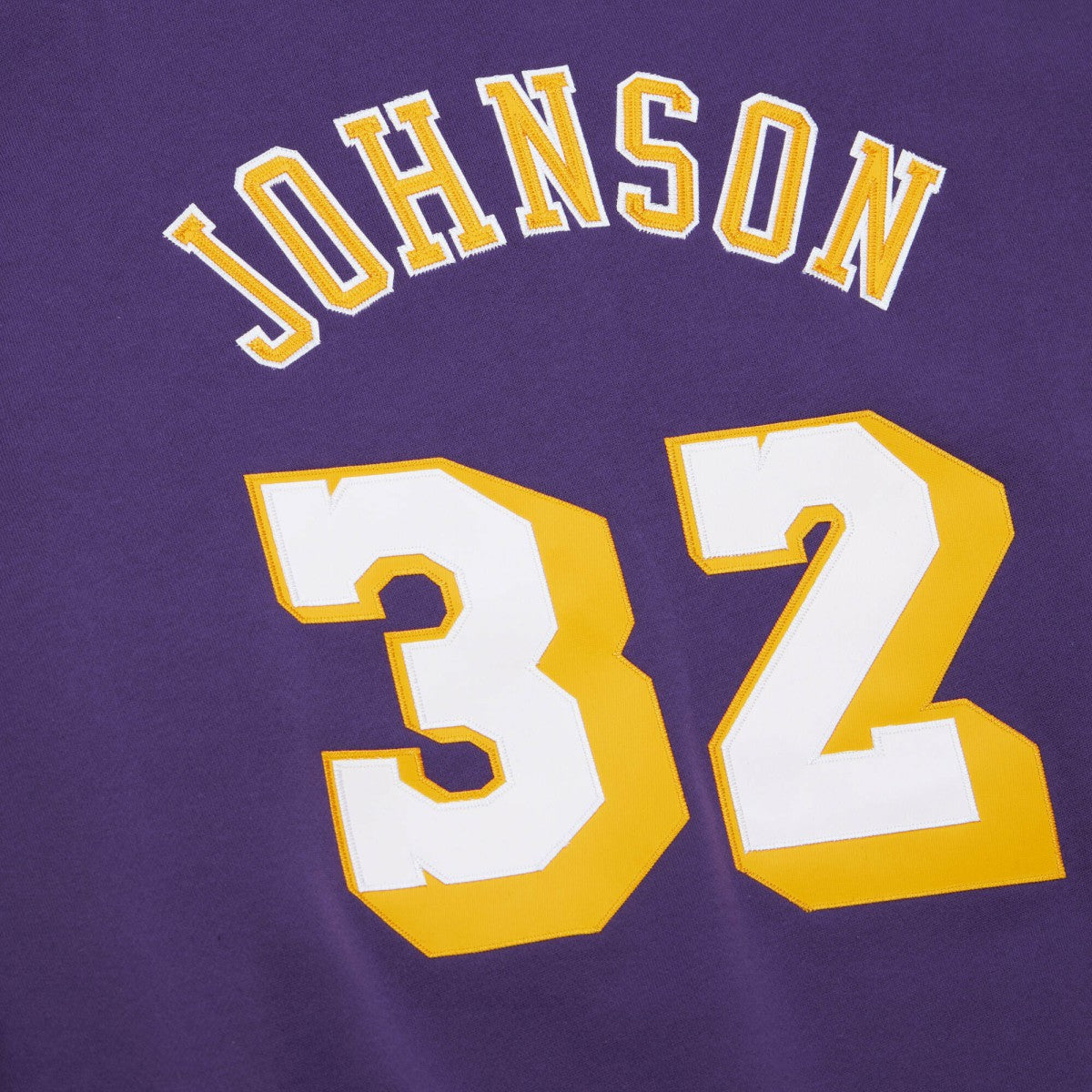 Magic Johnson Los Angeles Lakers Name & Number Hoodie Purple | Mitchell & Ness Lifestyle