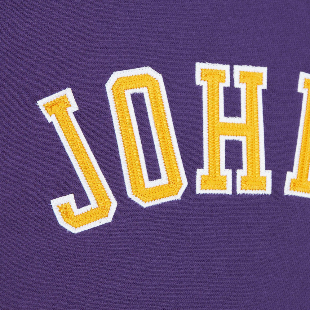 Magic Johnson Los Angeles Lakers Name & Number Hoodie Purple | Mitchell & Ness Lifestyle