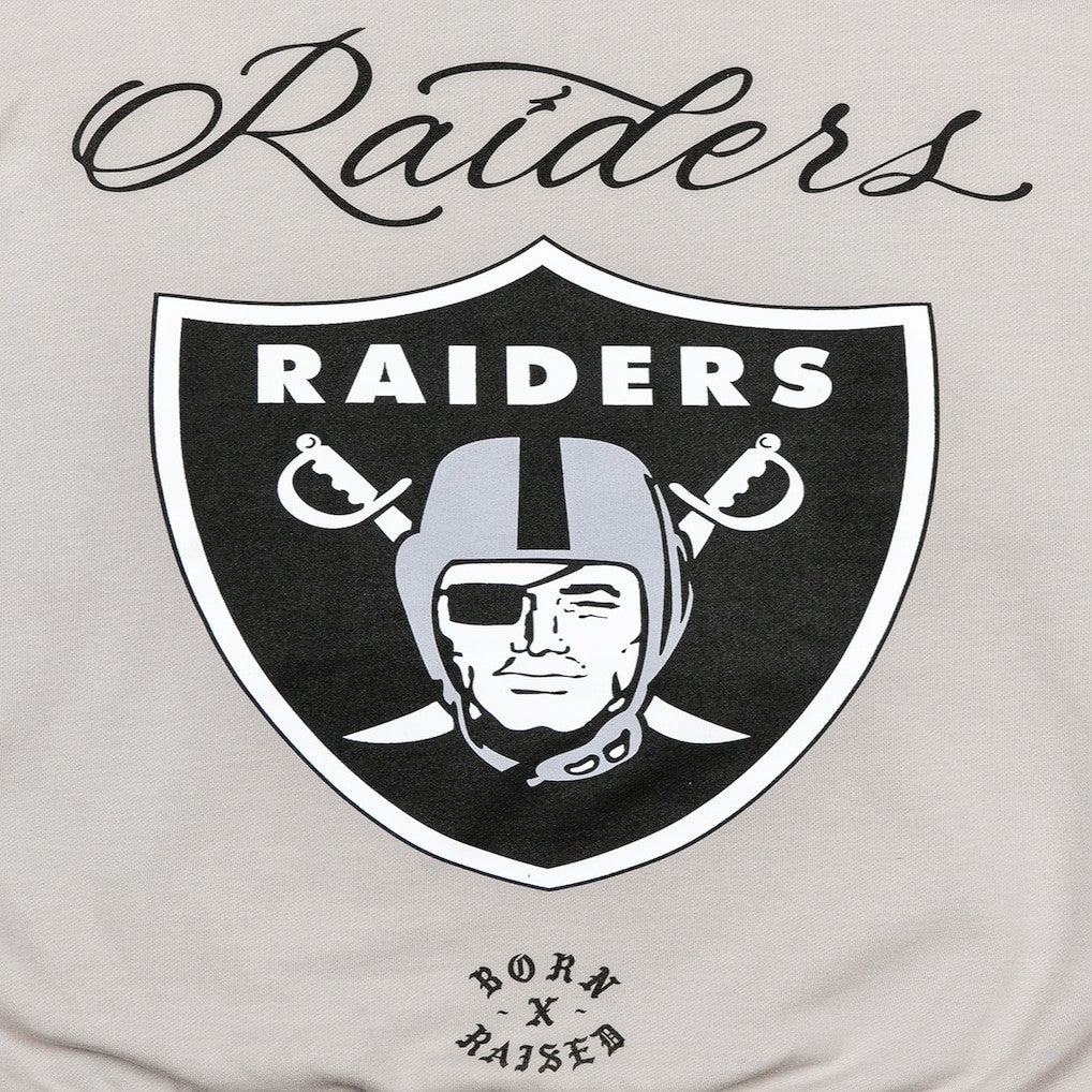 Las Vegas Raiders Born x Raised Unisex Fine Line Hoodie Silver