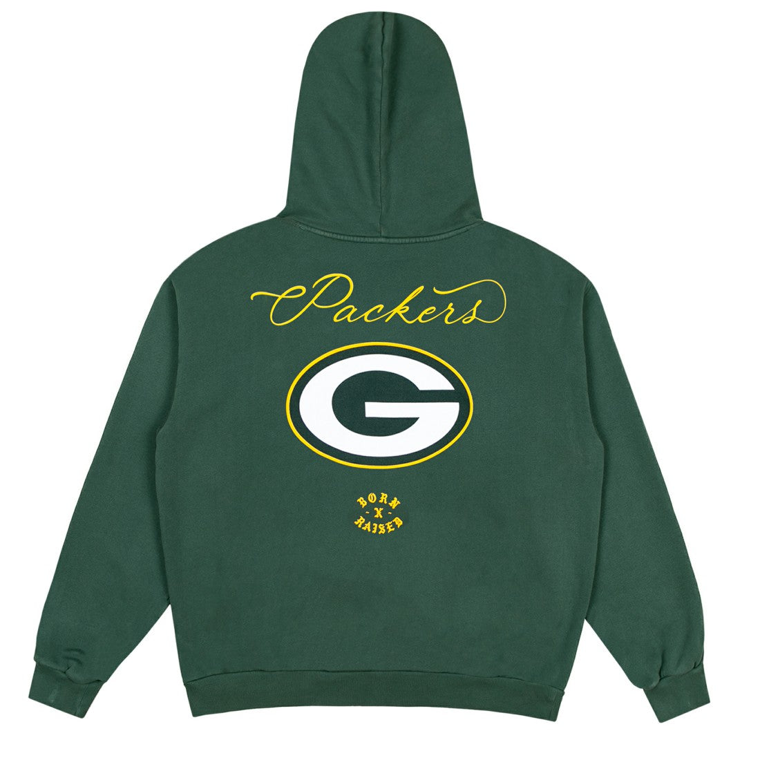 Green Bay Packers Born x Raised Unisex Fine Line Hoodie Green