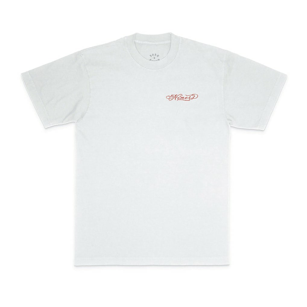San Francisco 49ers Born x Raised Unisex Fine Line T-Shirt White