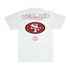 San Francisco 49ers Born x Raised Unisex Fine Line T-Shirt White
