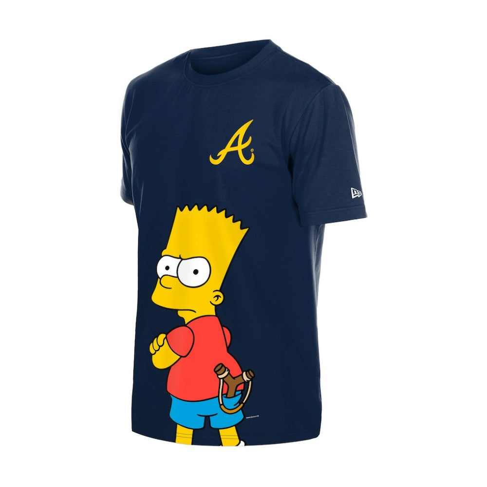 Atlanta Braves New Era MLB x Simpsons Local T-Shirt - Navy - New Era Sale