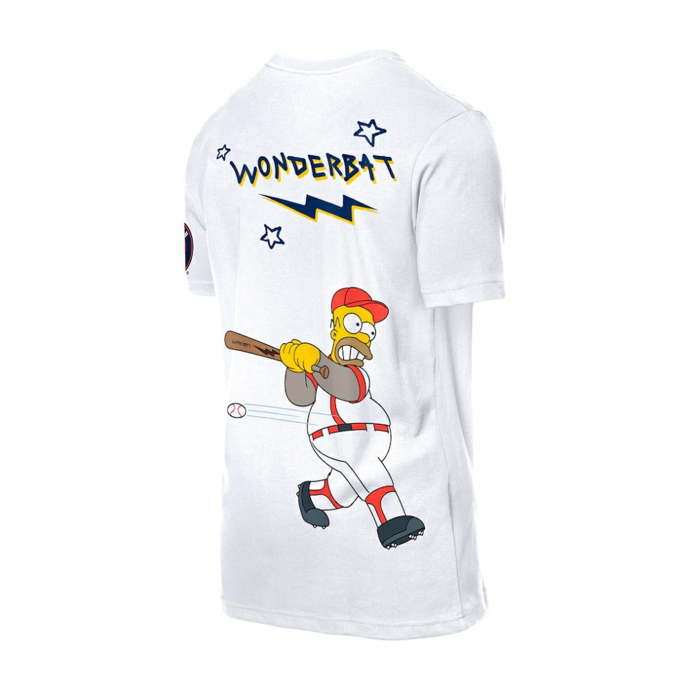 Houston Astros New Era MLB x Simpsons Homer Wonderbat T-Shirt - White - New Era Online
