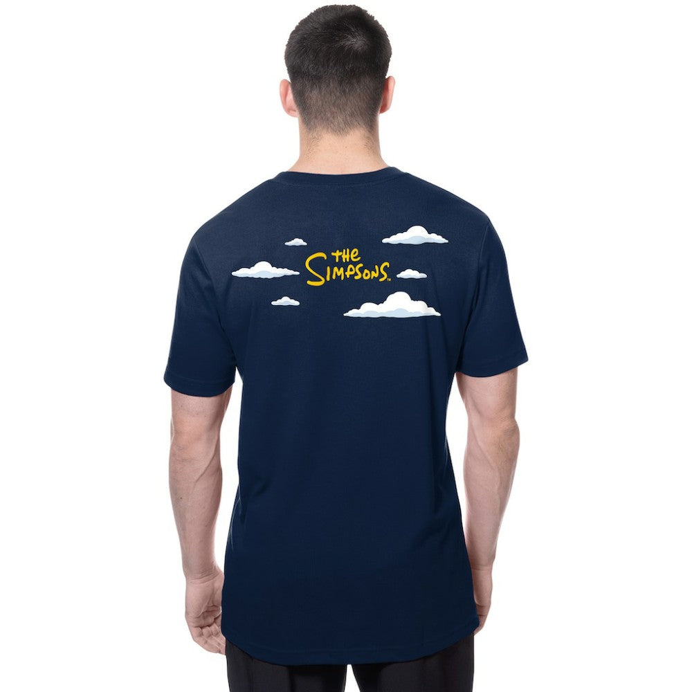 Houston Astros New Era MLB x Simpsons 2026 Collab Clouds T-Shirt - Navy - New Era Online