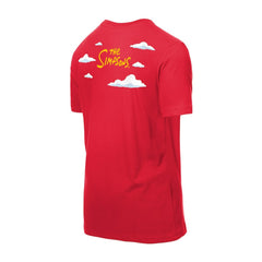 Texas Rangers New Era MLB x Simpsons 2026 Collab Clouds T-Shirt - Red - New Era Lifestyle