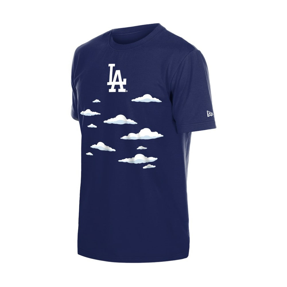 Los Angeles Dodgers New Era MLB x Simpsons 2026 Collab Clouds T-Shirt - Royal - New Era Sale