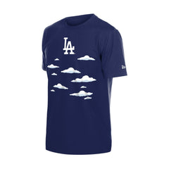 Los Angeles Dodgers New Era MLB x Simpsons 2026 Collab Clouds T-Shirt - Royal - New Era Sale