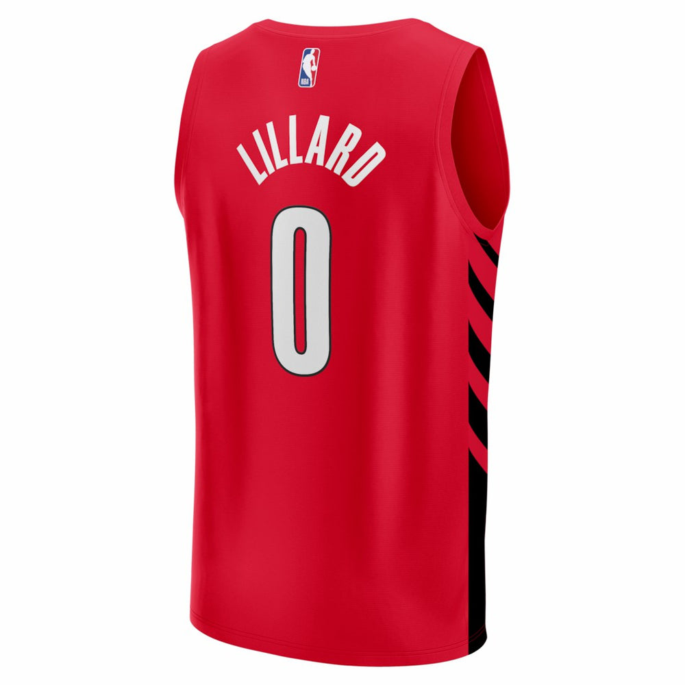 Damian Lillard Portland Trail Blazers Fast Break Replica Jersey Red Statement Edition | Fanatics online