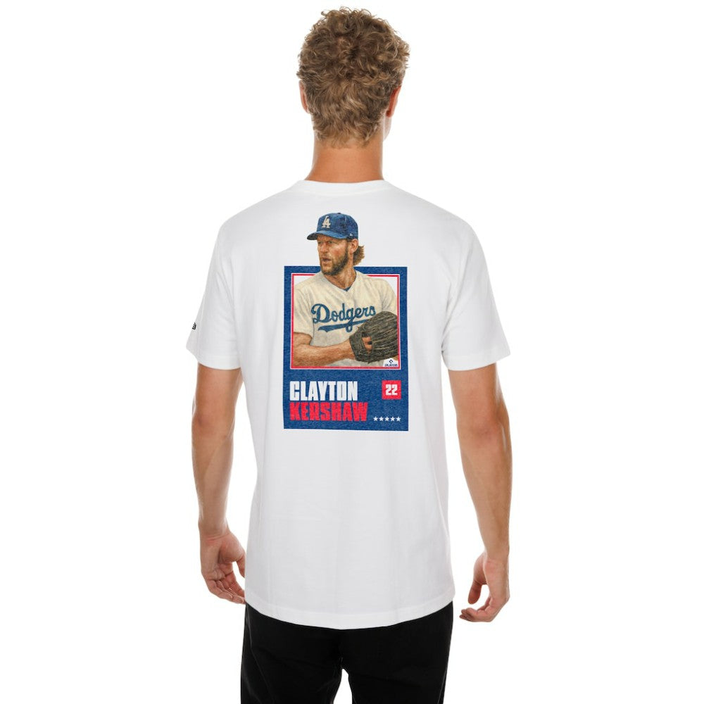 Clayton Kershaw Los Angeles Dodgers New Era Thank You Kersh T-Shirt - White - New Era Lifestyle