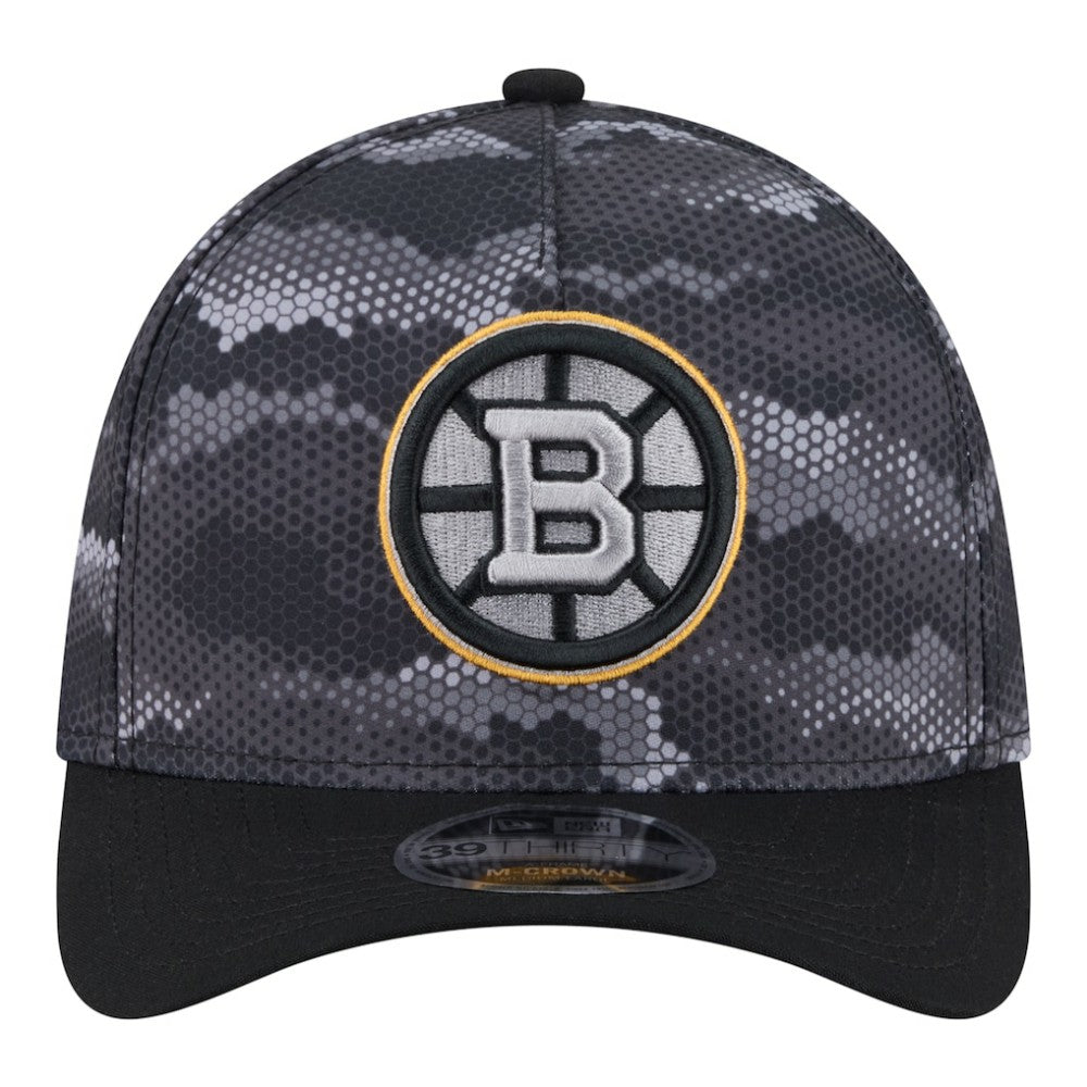 Boston Bruins New Era Zero Dark 39THIRTY Flex Hat - Black - NHL 203577224