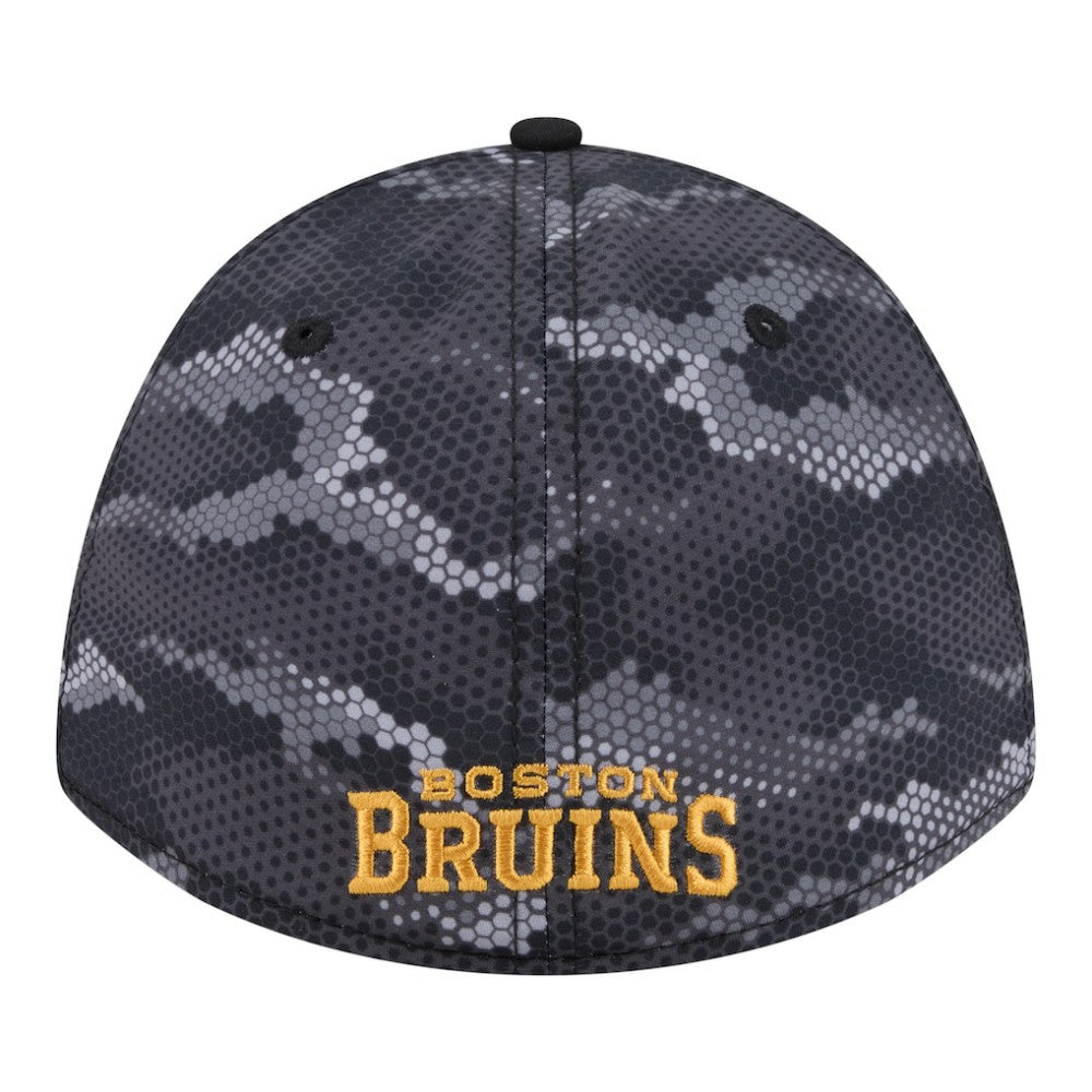 Boston Bruins New Era Zero Dark 39THIRTY Flex Hat - Black - NHL 203577224