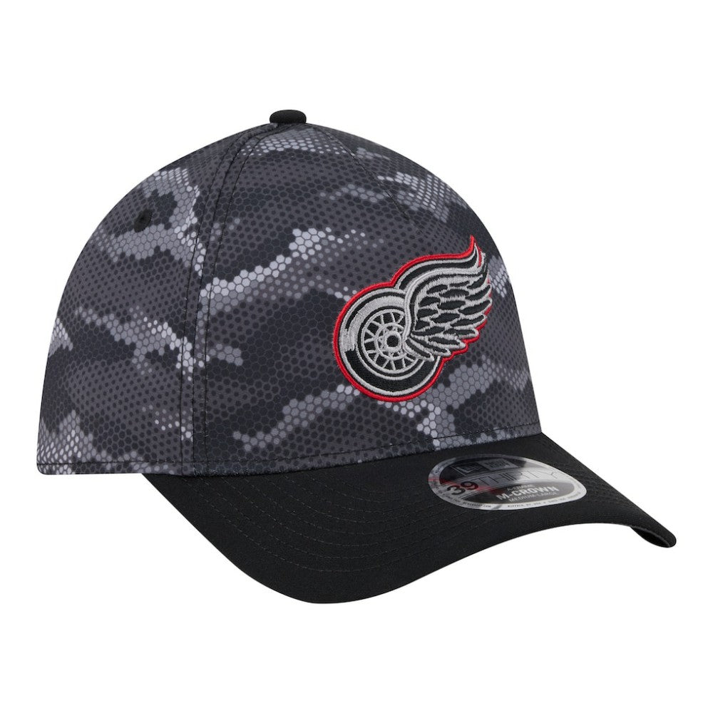 Detroit Red Wings New Era Zero Dark 39THIRTY Flex Hat - Black - NHL 203577225