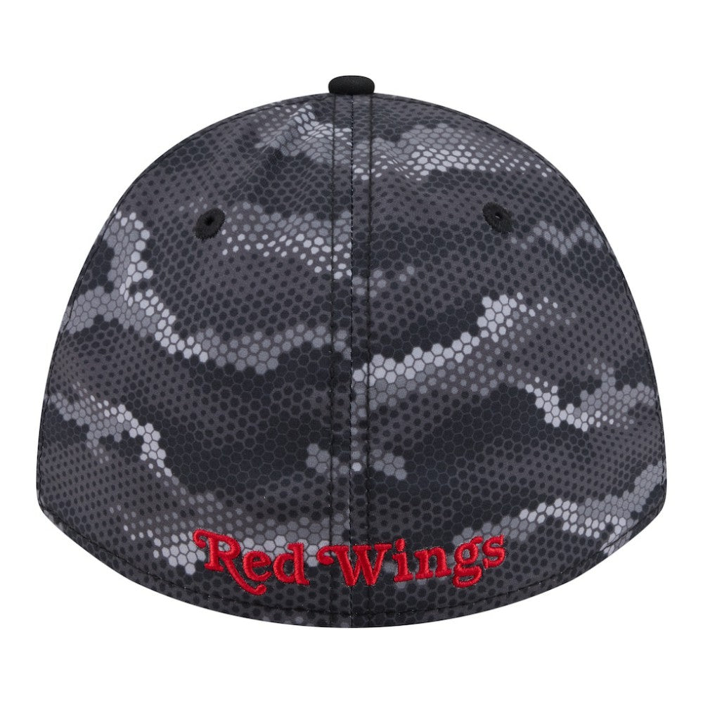 Detroit Red Wings New Era Zero Dark 39THIRTY Flex Hat - Black - NHL 203577225