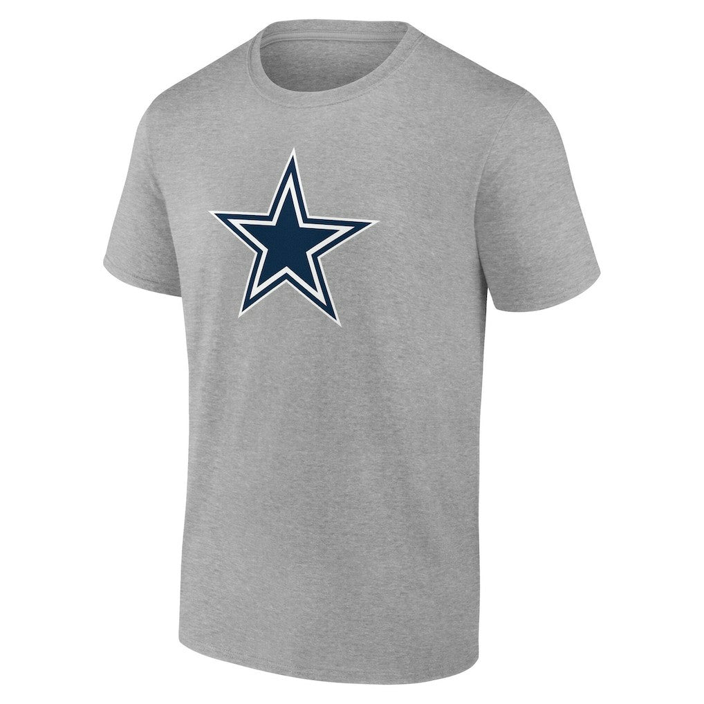 Dallas Cowboys Team Authentic Personalized Name & Number T-Shirt Gray