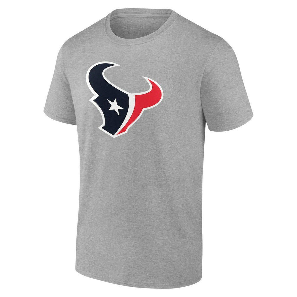 Houston Texans Team Authentic Personalized Name & Number T-Shirt Gray