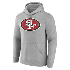 San Francisco 49ers Team Authentic Personalized Name & Number Hoodie Gray