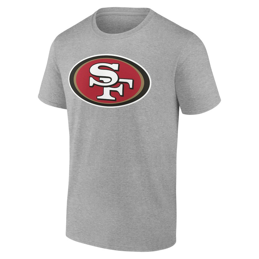 San Francisco 49ers Team Authentic Personalized Name & Number T-Shirt Gray