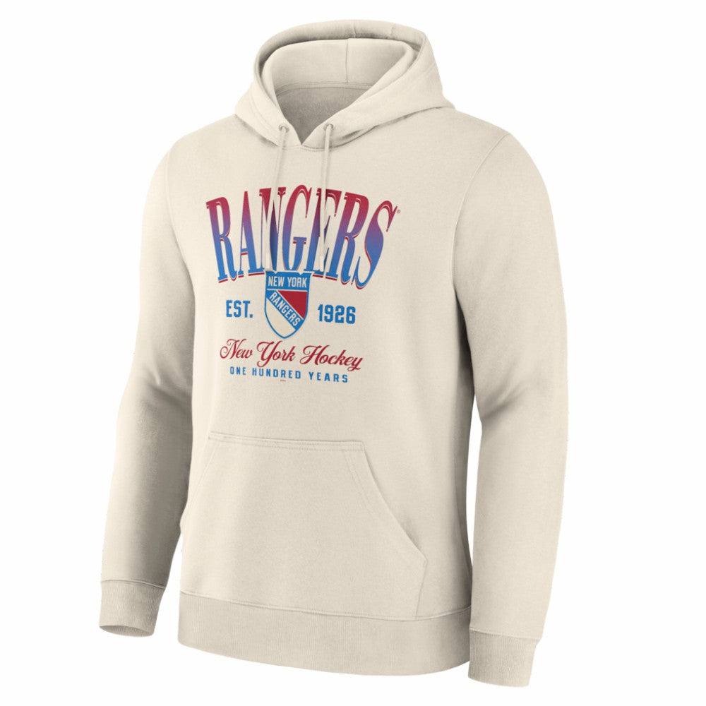 New York Rangers Alternate Legacy Hoodie - Cream - NHL 203577451