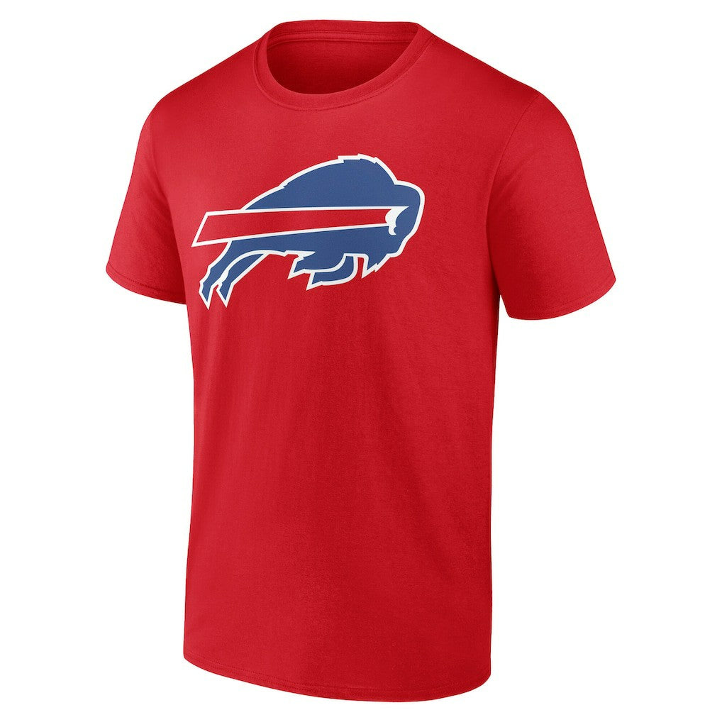 Buffalo Bills Team Authentic Personalized Name & Number T-Shirt Red