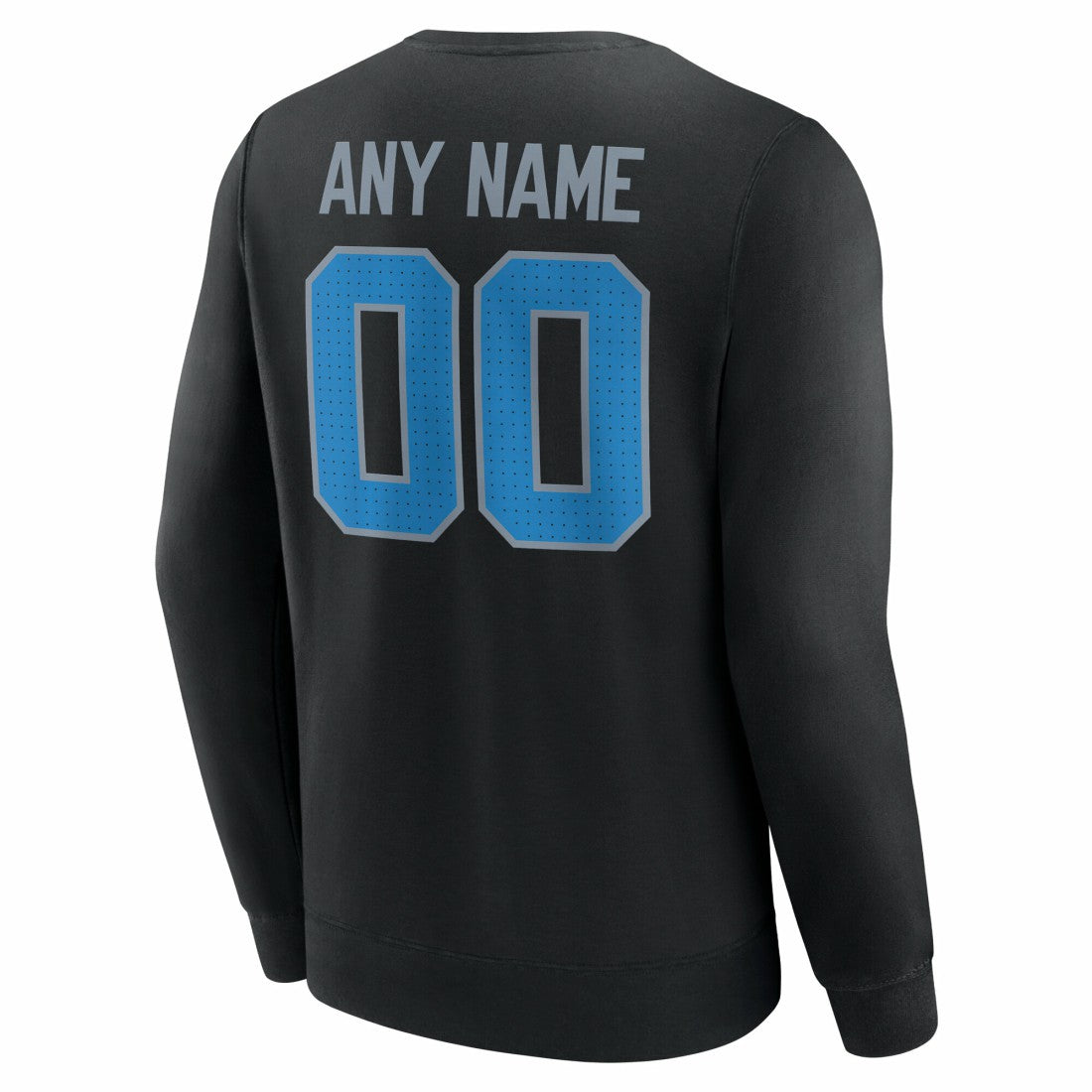 Detroit Lions Team Authentic Personalized Name & Number Sweatshirt Black