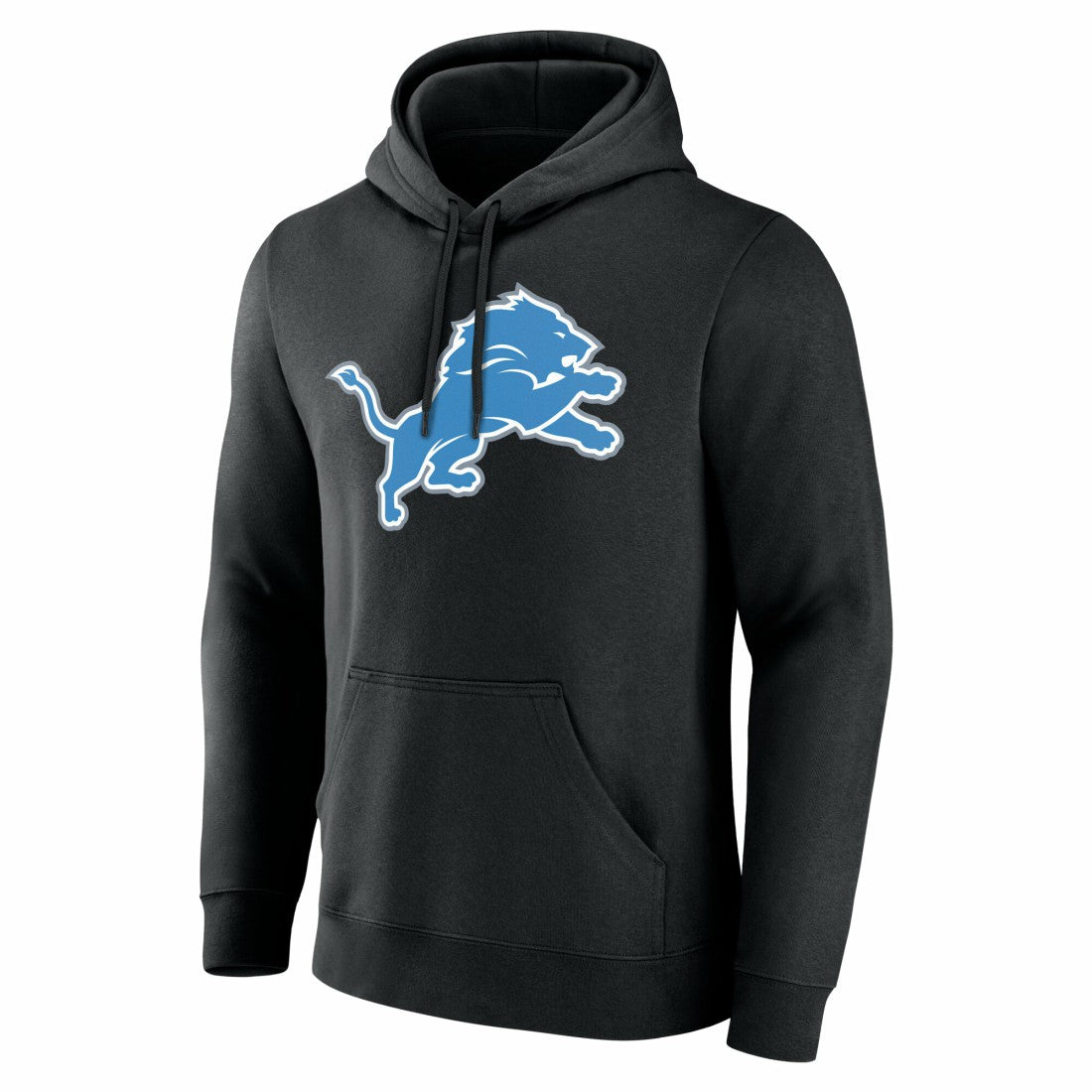 Detroit Lions Team Authentic Personalized Name & Number Hoodie Black