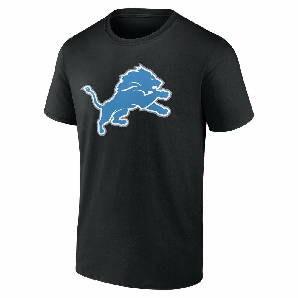 Detroit Lions Team Authentic Personalized Name & Number T-Shirt Black