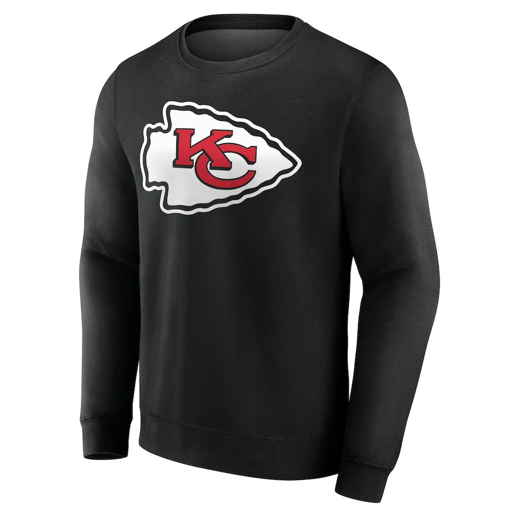 Kansas City Chiefs Team Authentic Personalized Name & Number Sweatshirt Black
