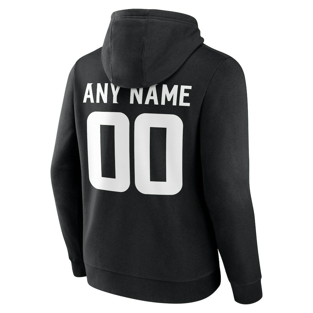 Minnesota Vikings Team Authentic Personalized Name & Number Hoodie Black