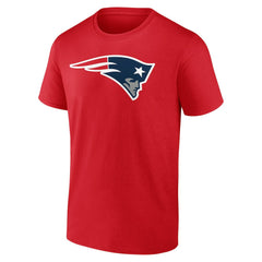 New England Patriots Team Authentic Personalized Name & Number T-Shirt Red