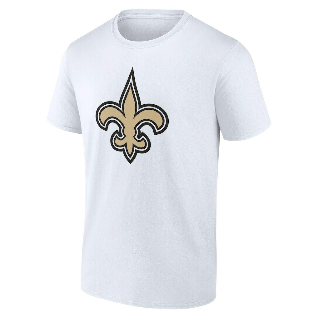 New Orleans Saints Team Authentic Personalized Name & Number T-Shirt White
