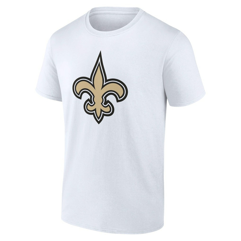 New Orleans Saints Team Authentic Personalized Name & Number T-Shirt White