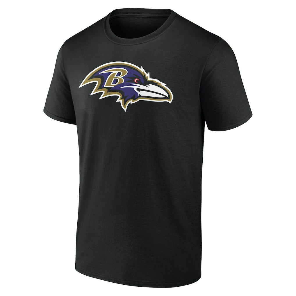 Baltimore Ravens Team Authentic Personalized Name & Number T-Shirt Black