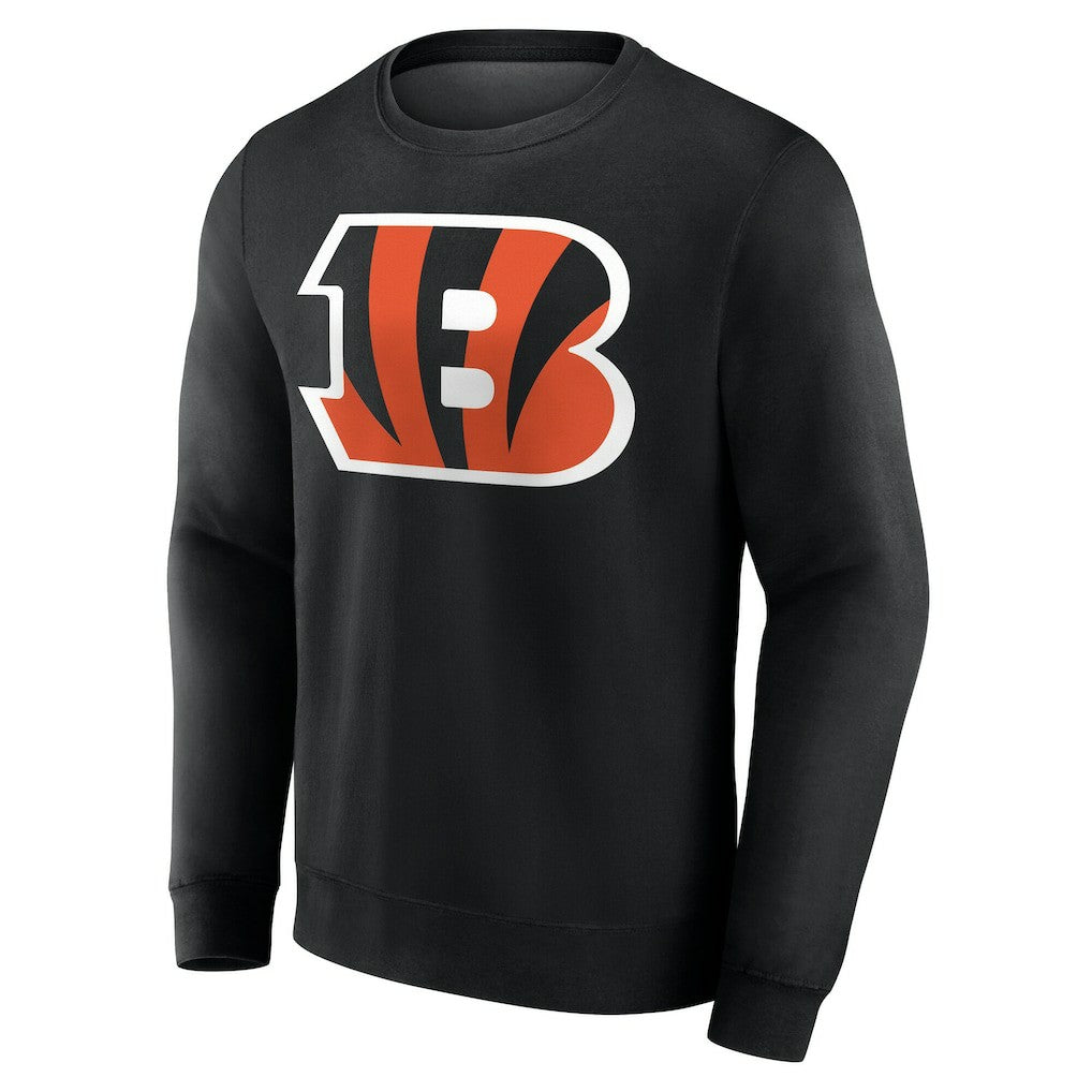 Cincinnati Bengals Team Authentic Personalized Name & Number Sweatshirt Black