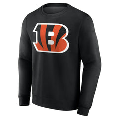 Cincinnati Bengals Team Authentic Personalized Name & Number Sweatshirt Black