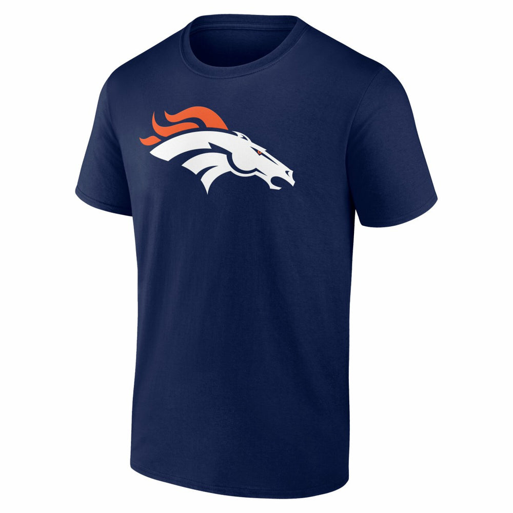 Denver Broncos Team Authentic Personalized Name & Number T-Shirt Navy