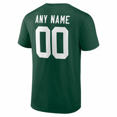 Green Bay Packers Team Authentic Personalized Name & Number T-Shirt Green