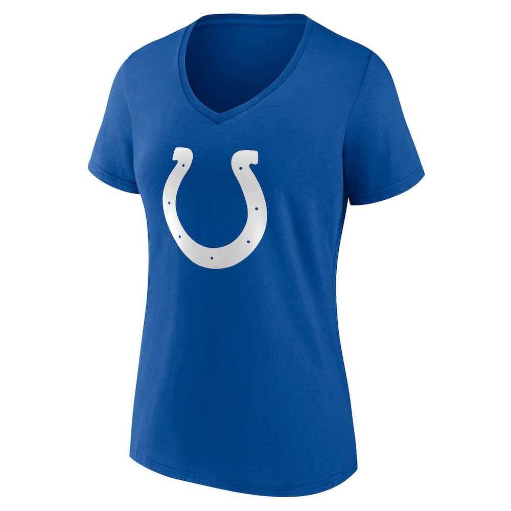 Indianapolis Colts Women's Team Authentic Personalized Name & Number V-Neck T-Shirt Royal