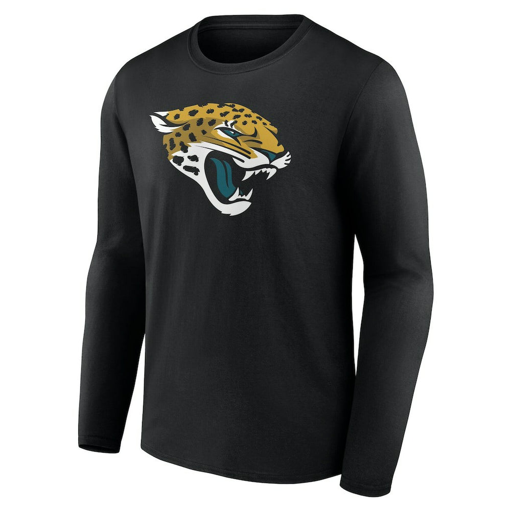 Jacksonville Jaguars Team Authentic Personalized Name & Number Long Sleeve T-Shirt Black